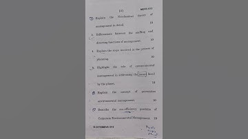 MEVE 012 MSCENV #ignou  #TEE #JUNE2025 #environmental MANAGEMENT