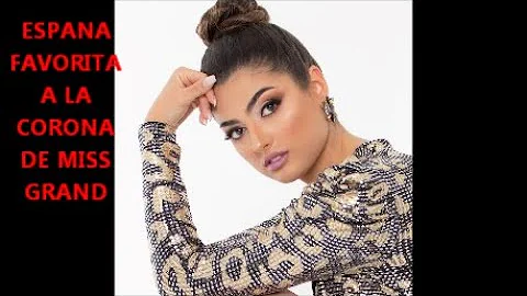ESPANA FAVORITA POR LA CORONA DE MISS GRAND , IRIS...