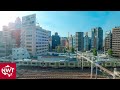 Tokyo Monorail Side Window View Hamamatsucho To Haneda Airport 4K