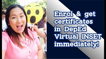Detailed steps on how to Enrol and Get E-Certificate in DepEd Virtual INSET