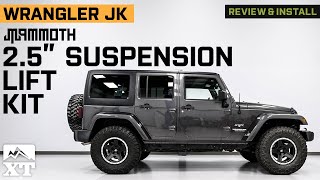 Jeep Wrangler JK Mammoth 2.50Inch Suspension Lift Kit Review & Install