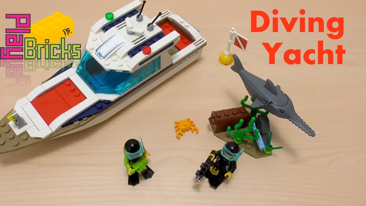 Diving Yacht - LEGO City 60221 - Speed Build - YouTube