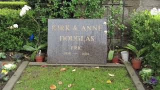 Famous The Grave of Legendary Actor Kirk Douglas at Westwood Memorial Wealth