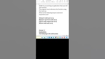 Python certification exam Question-148#shorts #shortsfeed #python #coding #shortvideo#shortsvideo#ai