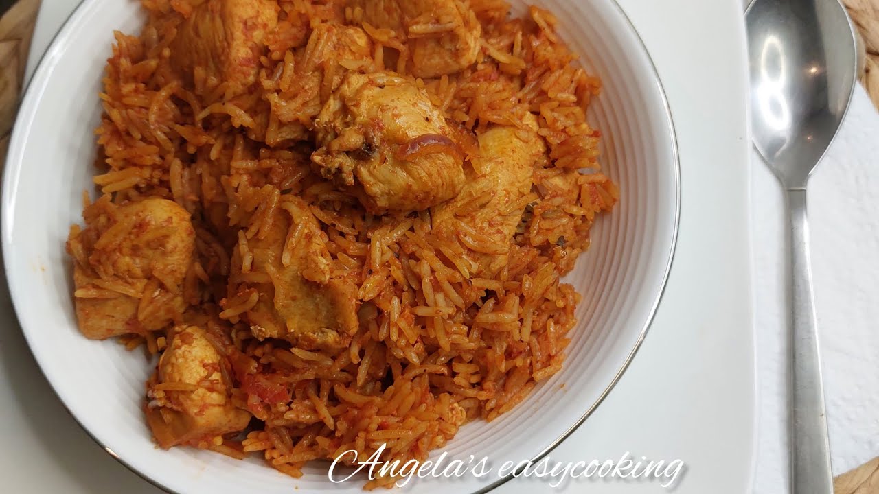 very delicious and quick one pot chicken breast jollof rice ️👌 YouTube