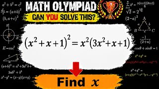 Can You Solve This Math Olympiad Equation | Find x