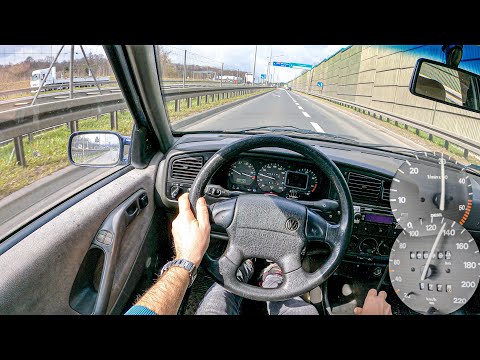 1994 Volkswagen Passat B4 (1.9 TDI 90 HP) | POV Test Drive #739 Joe Black
