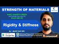 Strength of Materials by Mudit raj Sir | Rigidity & Stiffness