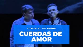 Julio Melgar Tutorial de Piano Cuerdas De amor chords