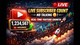 🔴 LIVE 🔥 Subscriber Count + Goal 🎯 | No Voice | Relaxing Stream screenshot 2