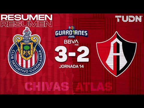 Resumen y goles | Chivas 3-2 Atlas | Guard1anes 2020 Liga BBVA MX - J14 | TUDN