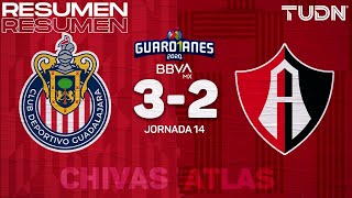 Resumen y goles | Chivas 3-2 Atlas | Guard1anes 2020 Liga BBVA MX - J14 | TUDN
