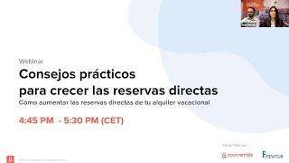 Webinar: Consejo Prácticos para crecer las Reservas Directas