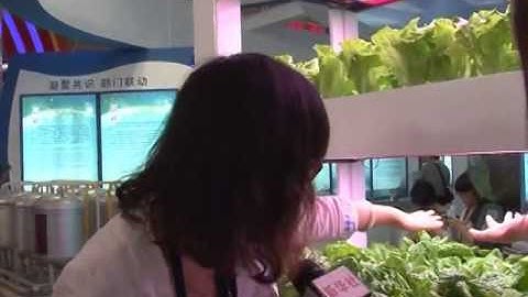 Brain-controlled robot exhibited in Beijing