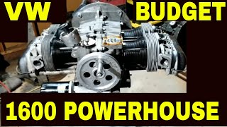 Extreme budget 1600 VW engine build