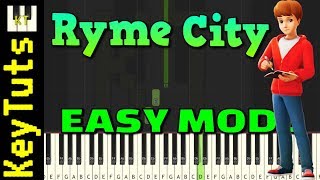 Ryme City from Detective Pikachu - Easy Mode [Piano Tutorial] (Synthesia) screenshot 2