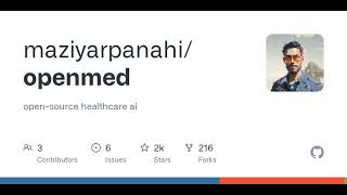 GitHub - maziyarpanahi/openmed: open-source healthcare ai