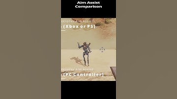 Aim Assist Comparison #ApexLegends #Shorts