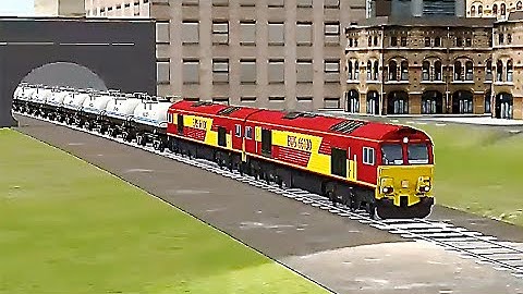 Train Sim - Metropolis Using British Rail Class 66 - Simulasi Kereta Api