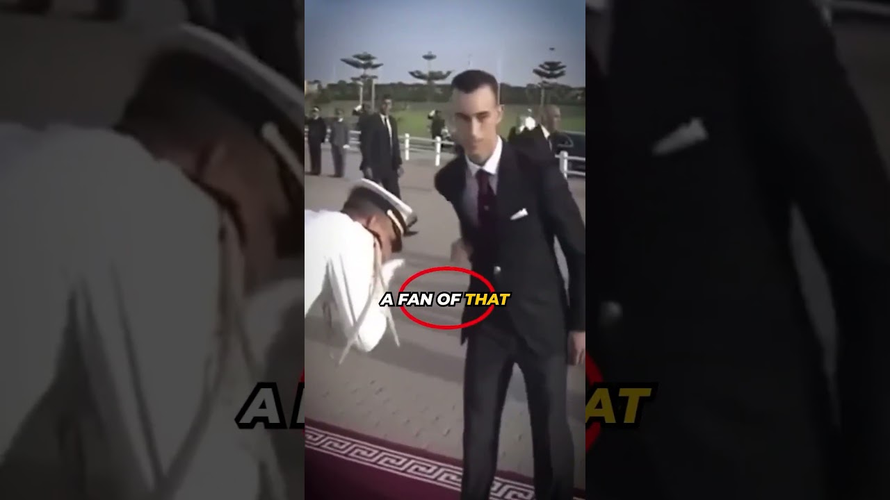Morocco’s Prince REFUSES Hand Kisses — Every Time!
