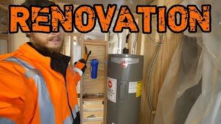 The Most Suspenseful Water Heater Hookup  Home Renovation