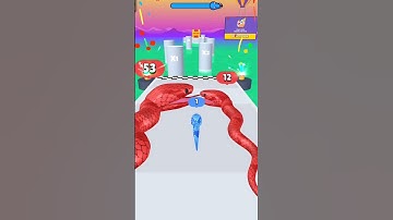 Snake Run Race:Speed, Strategy, andSurvival!#shorts #youtubeshorts#gamepart 89