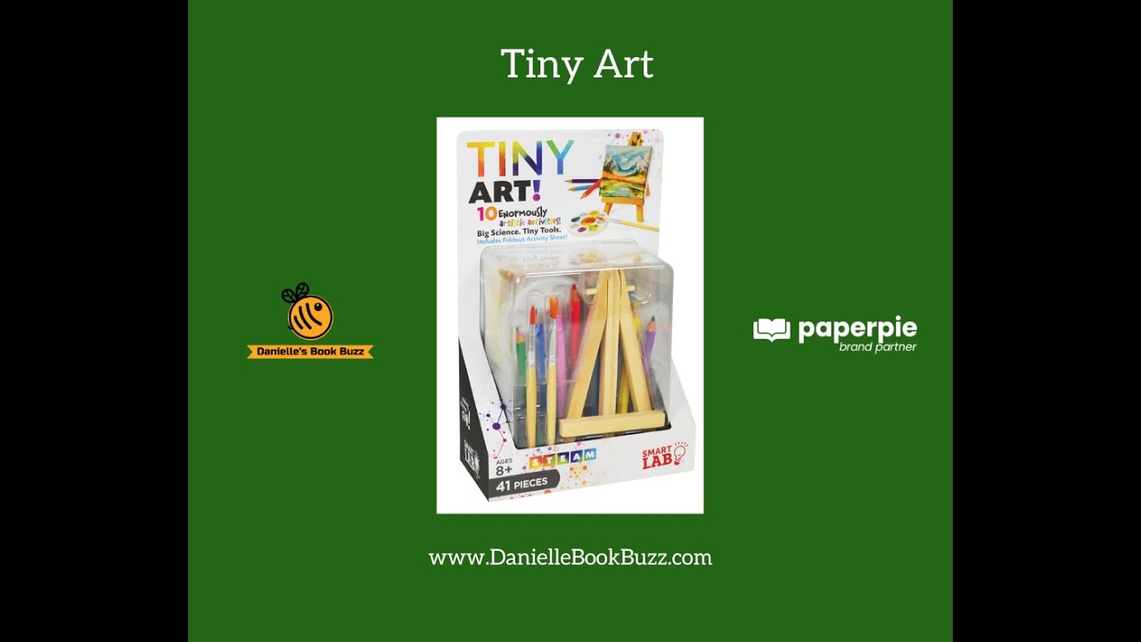 SmartLab Toys Tiny Art! - 10 Enormously Artistic Activities. Big Science.  Tiny Tools, Multi