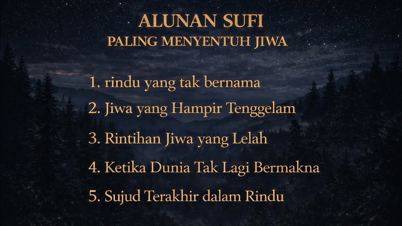 Rintihan Jiwa Yang Lelah| Alunan Sufi Paling Menyentuh Jiwa