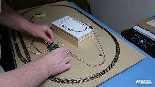 Model Railway optical block detector hook up and demo