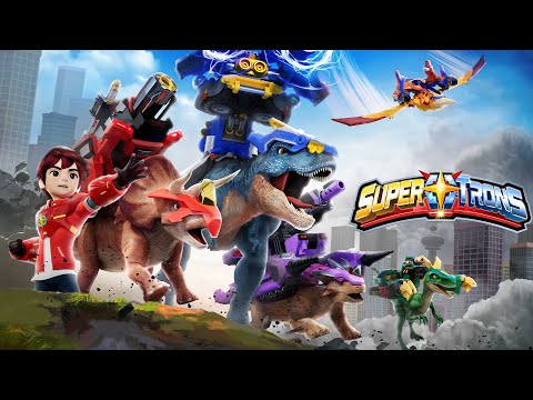 Supertrons | Official Trailer | Eng | Animation | Cartoon | Dinosour