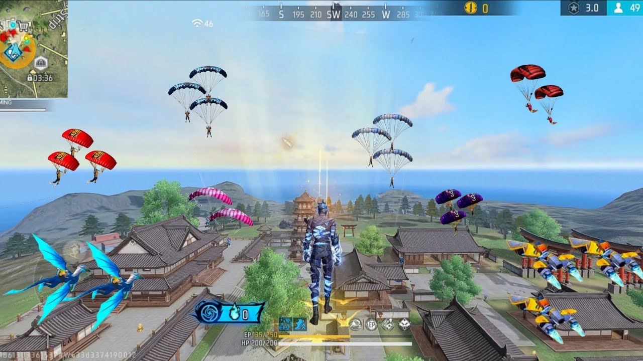 Free Fire New Map 27 kills🗺️Solo vs Squad🥶Full Gameplay Video ☠️😎awm X awm 🥶☠️