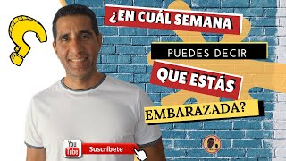 ‍♀En cuál semana puedes decir que estás embarazada