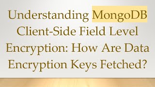 Understanding MongoDB Client-Side Field Level Encryption: How Are Data Encryption Keys Fetched?