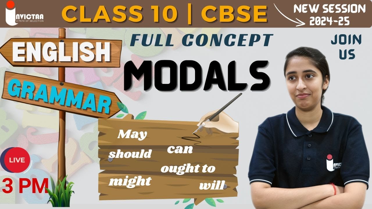 MODALS English Grammar | Full Concept Video | Class 10 CBSE | UP Board ...