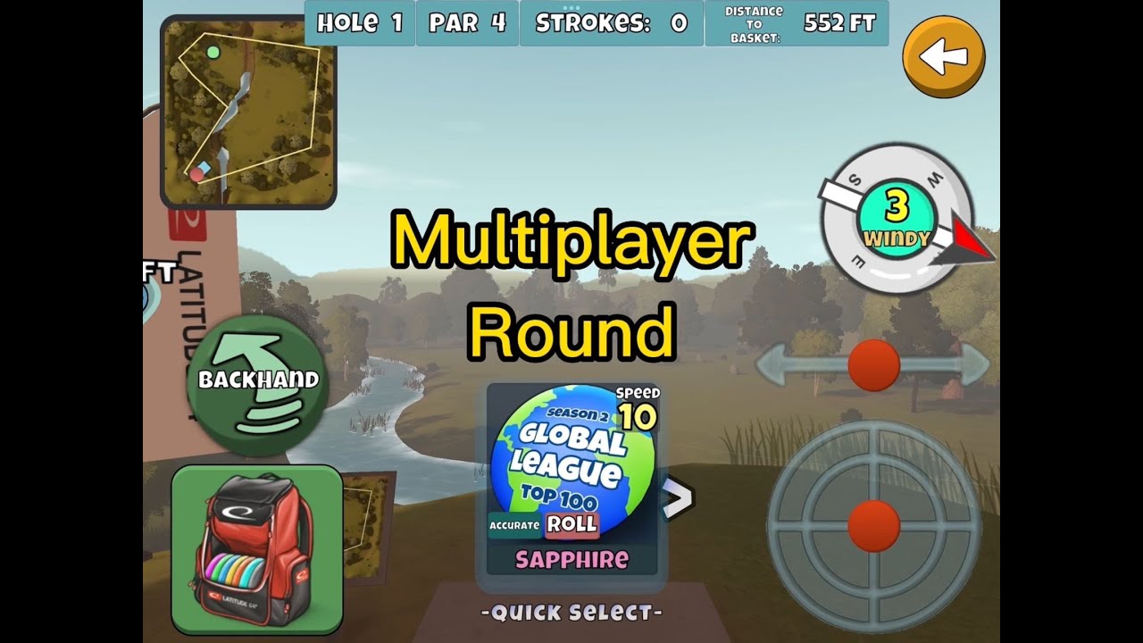 Multiplayer Round Disc Golf Valley YouTube