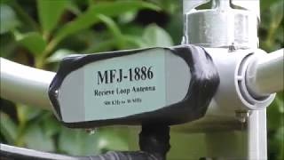 Active Magnetic Loop Mfj-1886 Vs Dipole 80-40