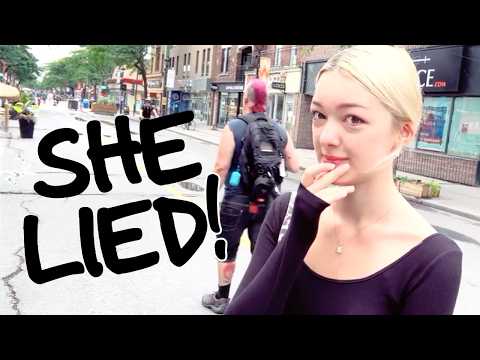 Young Montreal Lady Lies to Miss Kadie About Being Vegan.