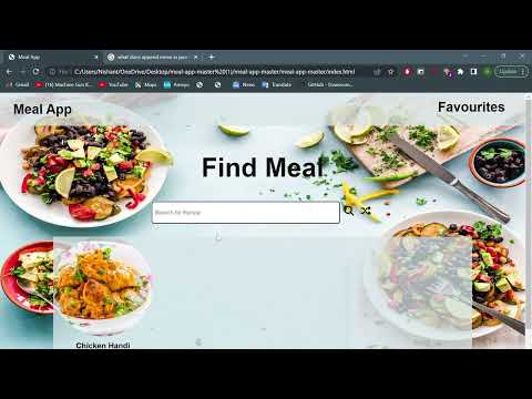 Meal App Project
