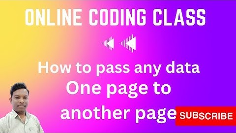 How to send data one page to another page asp.net step by step | Online coding class