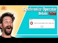 Synchronize Operator Details Problem | Aadhaar Client Sync Problem