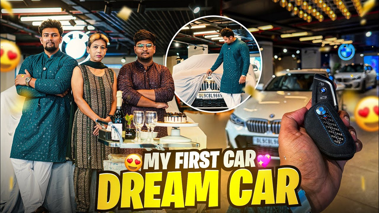 Taking Delivery of My First Car || My Dream Car BMW