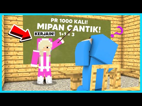 MIPAN & ZUZUZU Membuat Sekolah Paling Bagus Di Minecraft! SIAPA MAU DAFRTAR - Minecraft Survival #15