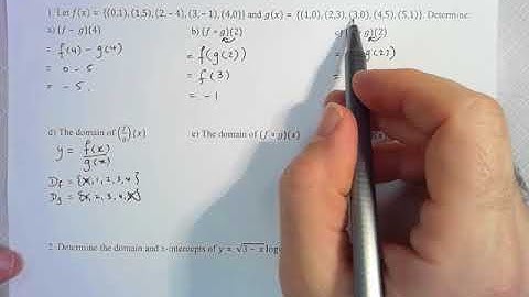 MHF4U Unit 6 Quiz # 1