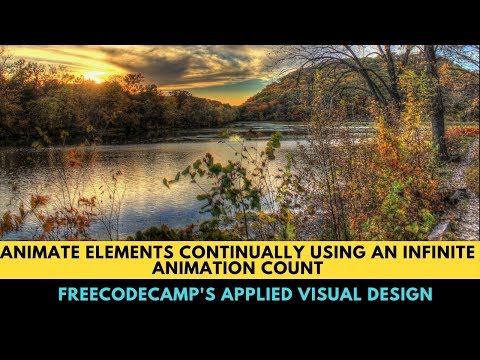 freeCodeCamp's Animate Elements Continually Using an Infinite Animation Count