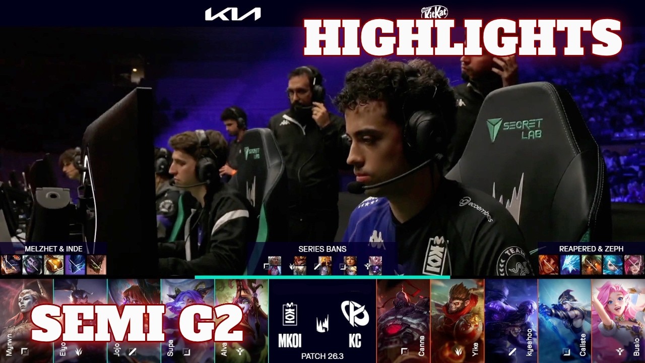 MKOI vs KC - Game 2 Highlights | Lower Final LEC Versus 2026 | Movistar KOI vs Karmine Corp G2