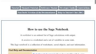 Using Sage for Algebraic Number Theory