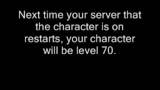 WoW Instant Level 70 Hack