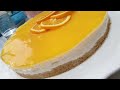 cheesecake orange sans cuisson sans gelatine facile et rapide