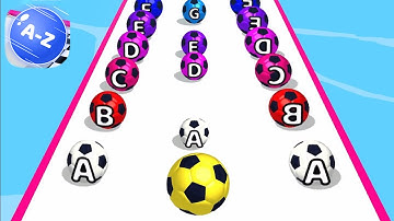 AZ Run All Levels Mobile Walkthrough Gameplay iOS,Android Ball Run Game MAX LEVELS Update !!