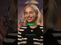 Emilia Clarke Calls Out Her Fans.. 😂😂😂